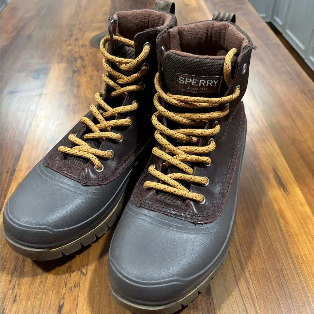 Sperry Cannon Men’s Waterproof Laceup Winter Boots Size 7 NWOT